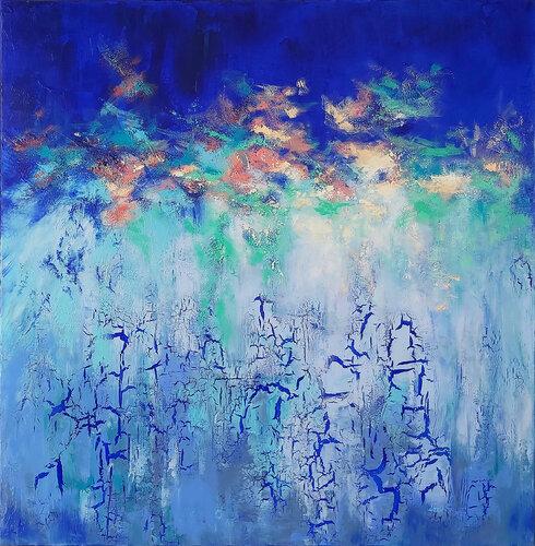 Avant que la nuit... by Hélène Zenatti, Painting for Sale on Select