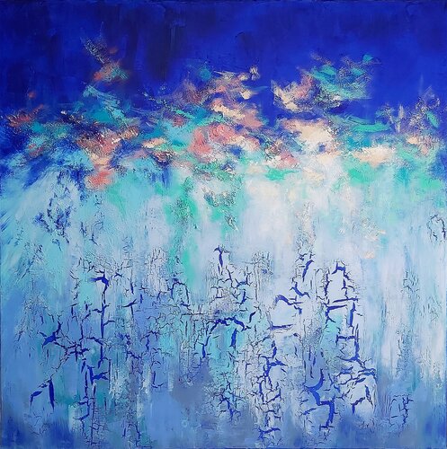 Avant que la nuit... by Hélène Zenatti, Painting for Sale on Select