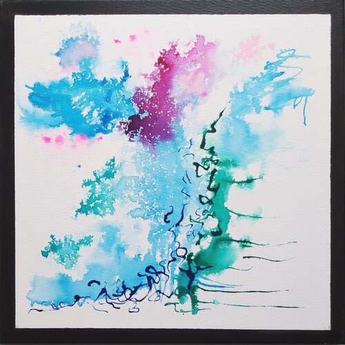 Des chuchotements by Hélène Zenatti, Painting for Sale on Select