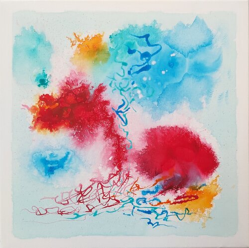 Parole contre parole by Hélène Zenatti, Painting for Sale on Select