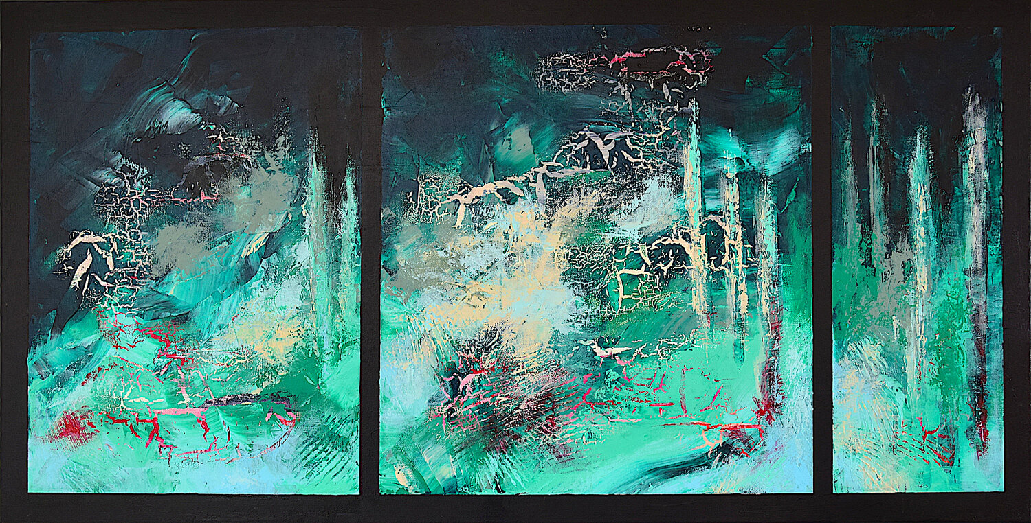Traverser la forêt Hélène Zenatti Original painting for sale