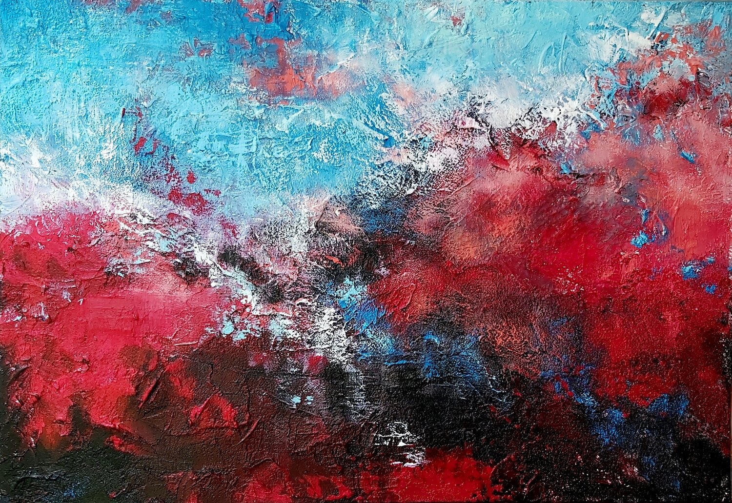 La faille Hélène Zenatti Original painting for sale