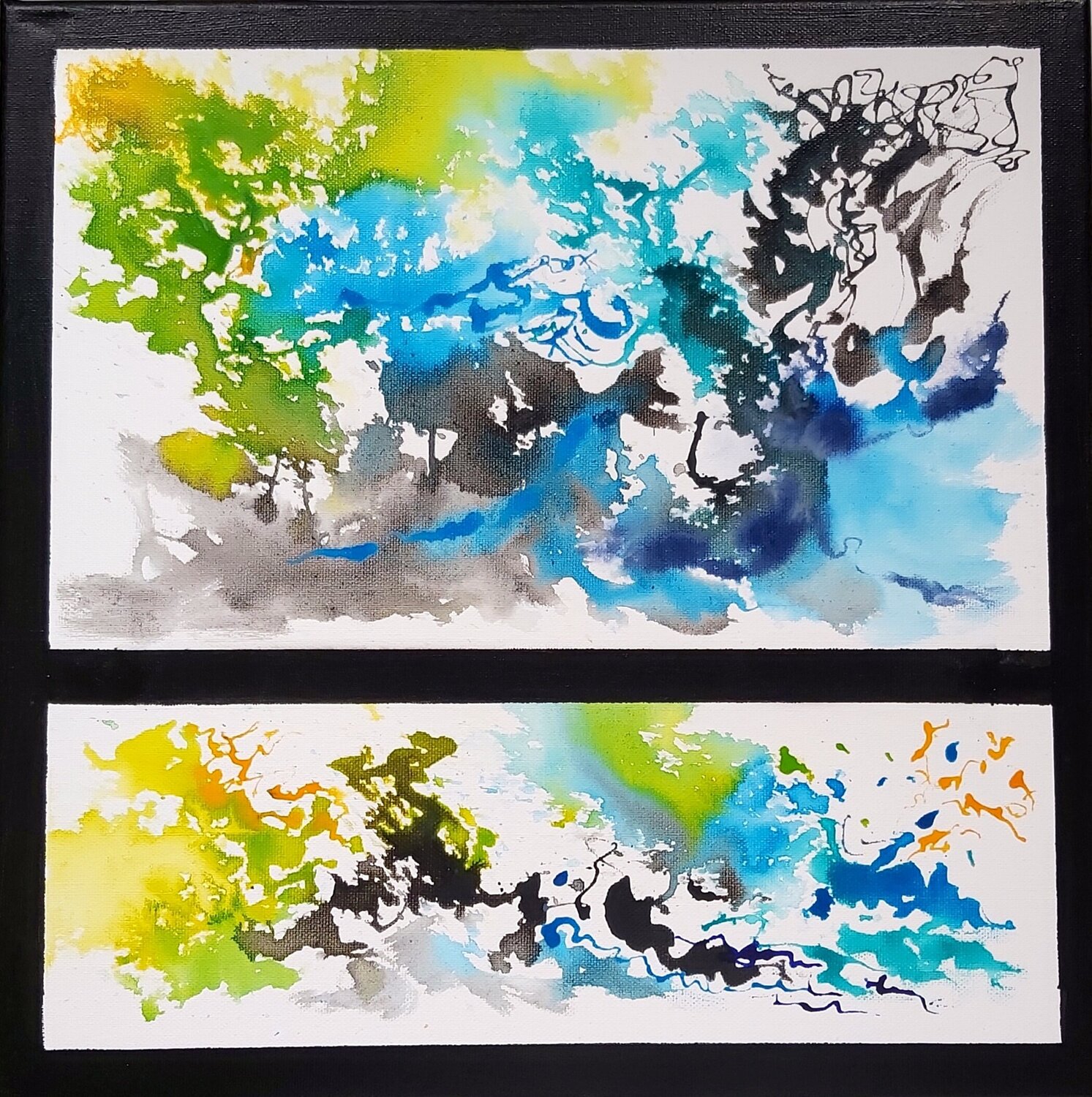 L'instabilité Hélène Zenatti Original painting for sale
