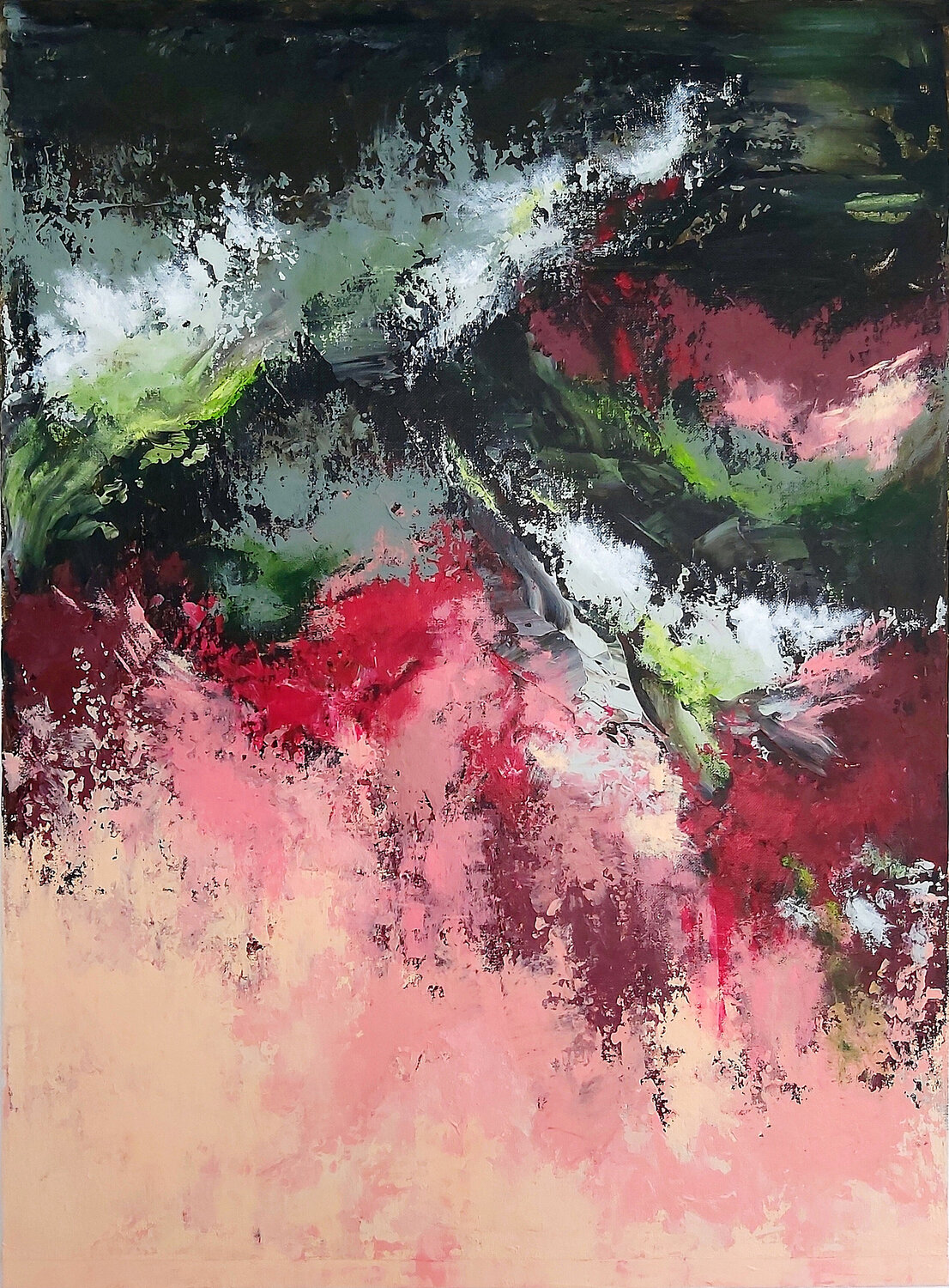 À trop réfléchir Hélène Zenatti Original painting for sale