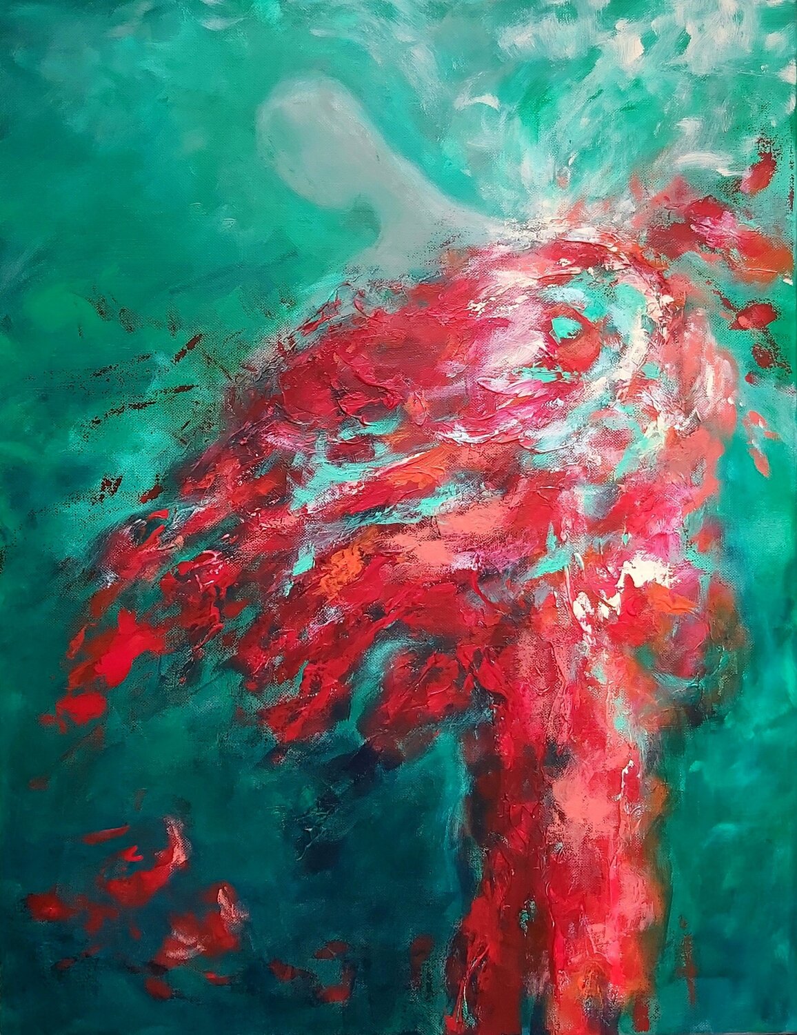 Beaucoup trop Hélène Zenatti Original painting for sale