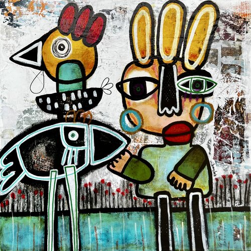 MATIN VIVANT by KARTONIK, Painting for Sale on Select