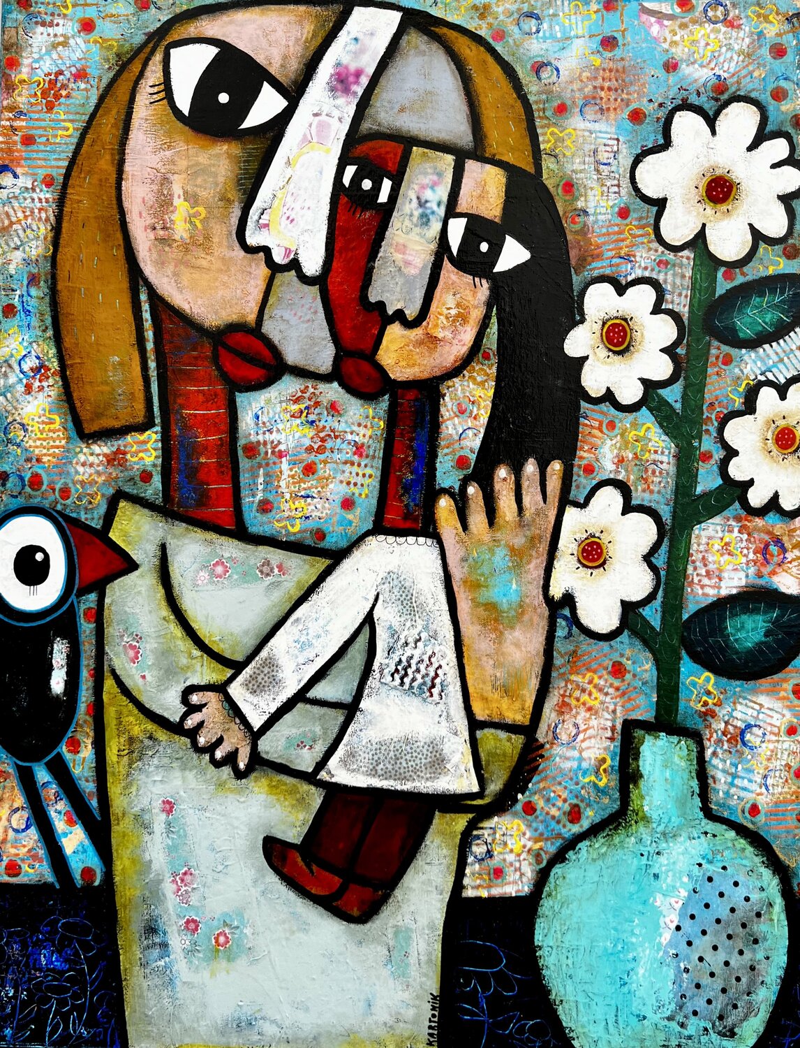 MAMA GLORIA KARTONIK Original painting for sale