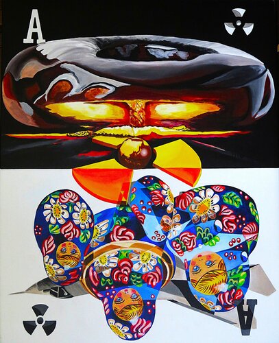 Fake News by Rainer Englisch, Painting for Sale on Select