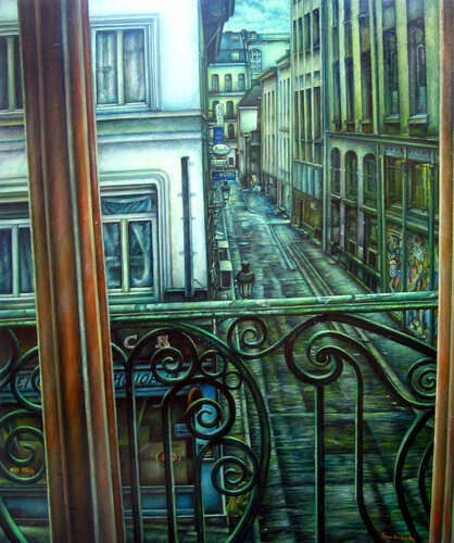 Bruxelles le matin by Paolo Cristiani, Painting for Sale on Select