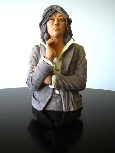 Donna in attesa-Waiting woman by Paolo Cristiani, Sculpture for Sale on Select