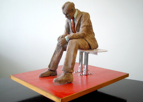 Manager who thinks by Paolo Cristiani, Sculpture for Sale on Select
