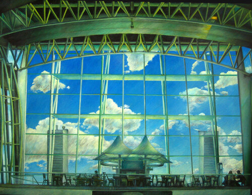 Airport Spring by Paolo Cristiani, Painting for Sale on Select
