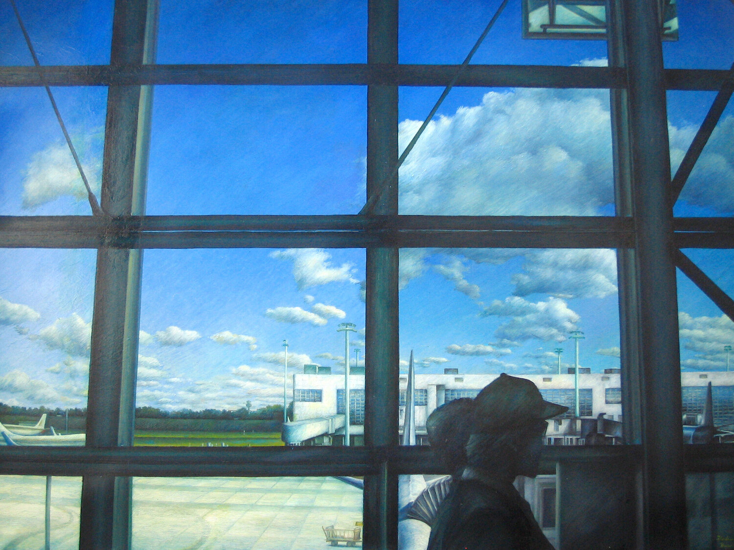 Bruxelles Paolo Cristiani Original painting for sale