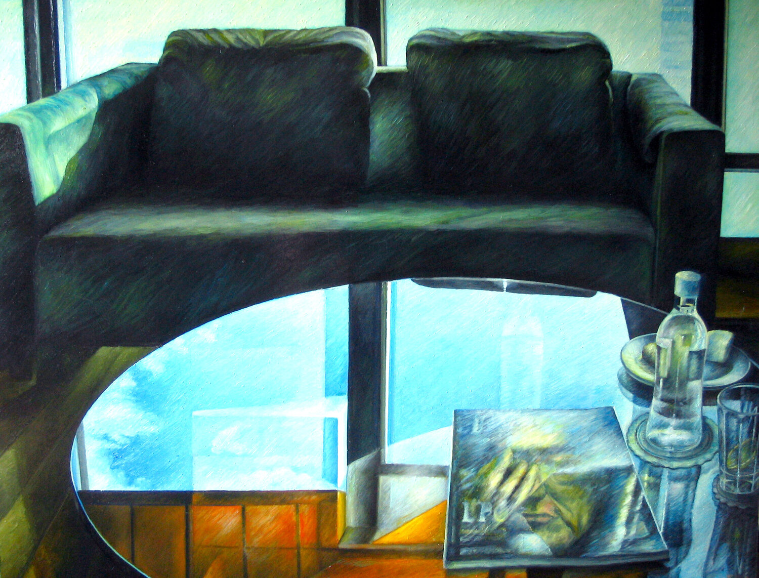 Waiting in Madrid Paolo Cristiani Original painting for sale