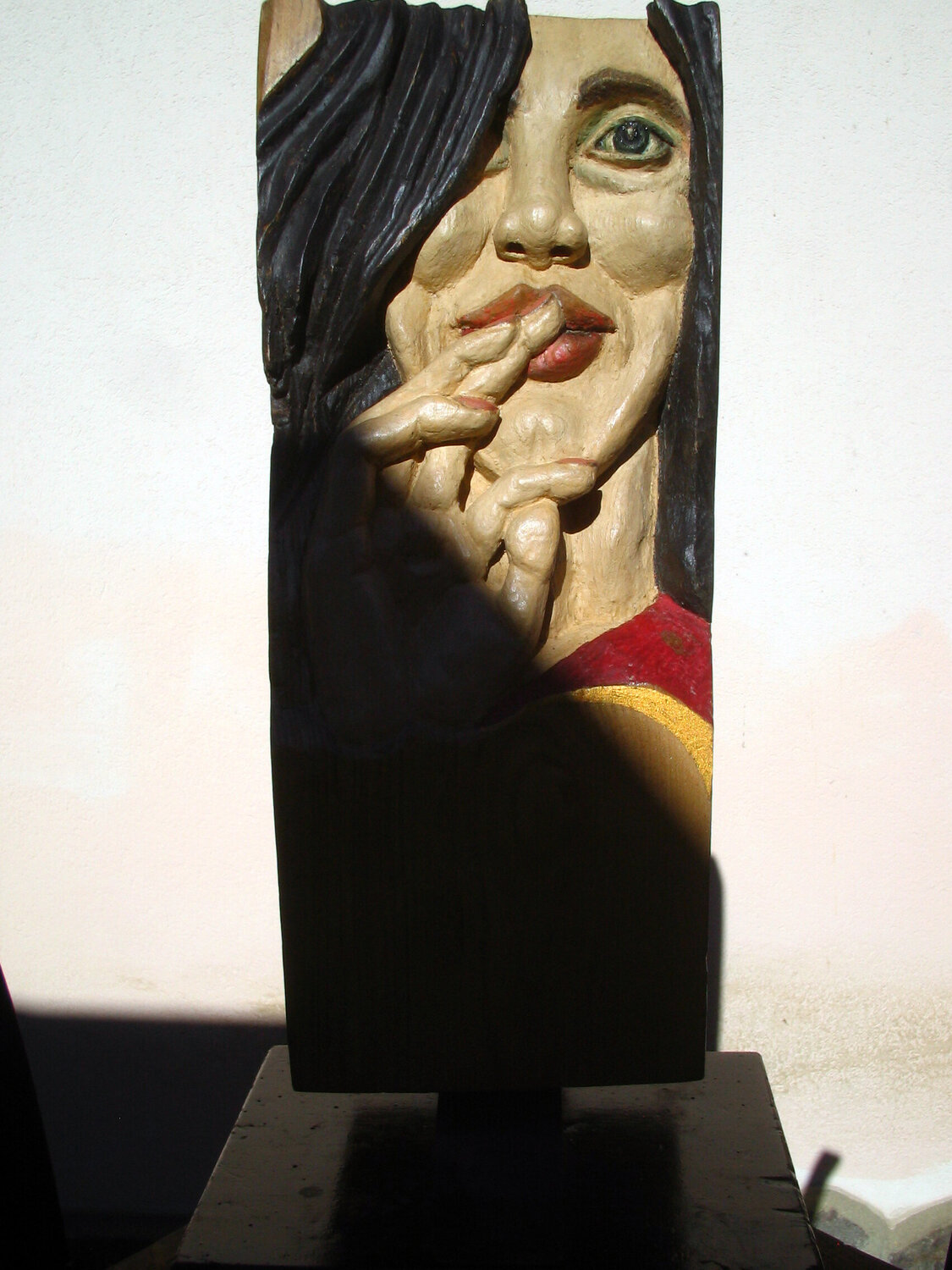Lo sguardo - The look Paolo Cristiani Sculpture for sale
