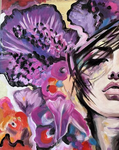 In Bloom by Sylvia Cohen, Painting for Sale on Select