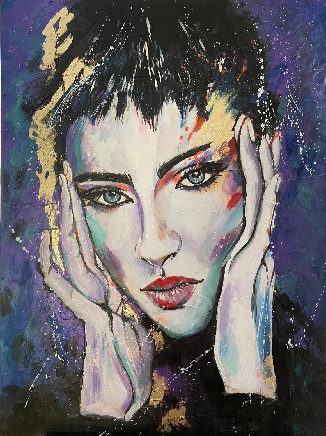 Celeste 2 Sylvia Cohen Original painting for sale