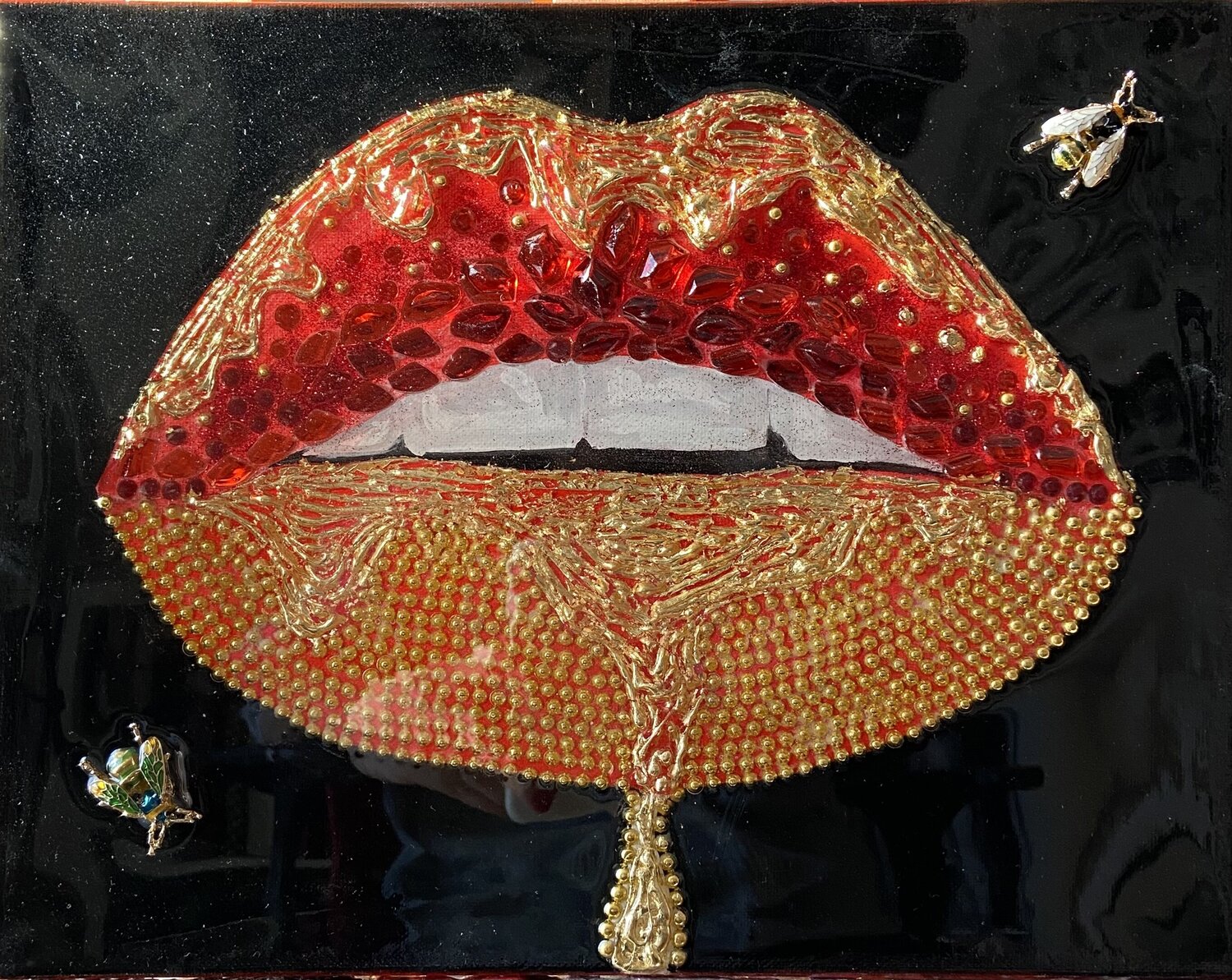 Save the bees Sylvia Cohen Original painting for sale
