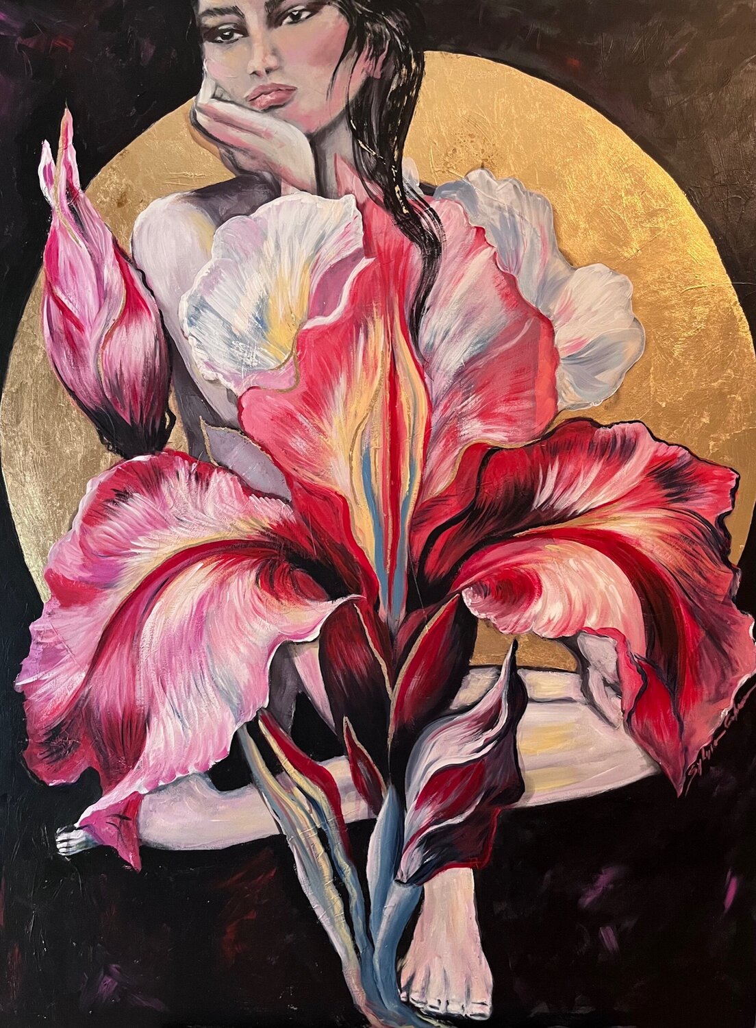 Floral Reverie Sylvia Cohen Original painting for sale