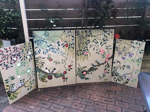 Wild Camelias Set by Roy Tate, Painting for Sale on Select
