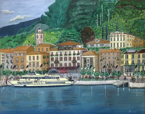 My Images of Bellagio by Roy Tate, Painting for Sale on Select