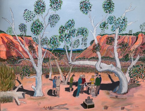 Morning Tea in the Outback by Roy Tate, Painting for Sale on Select