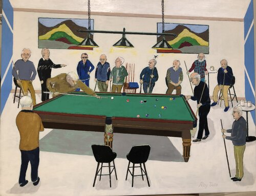 When Old Boys Play von Roy Tate, Malerei kaufen auf Select