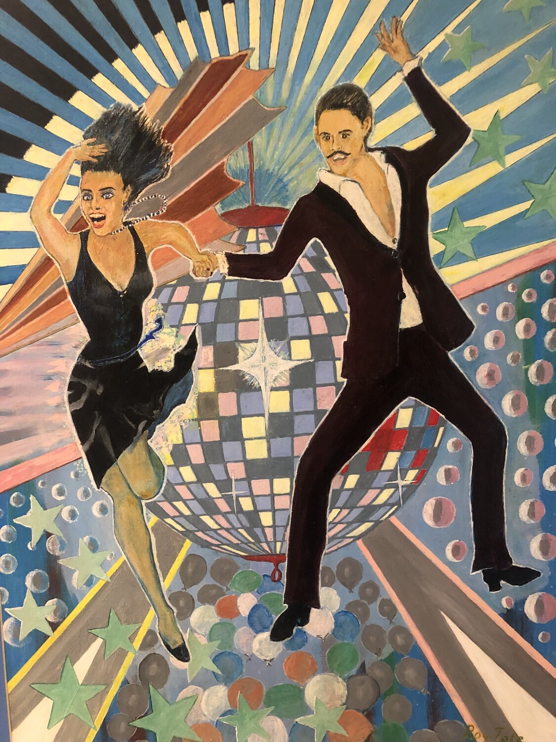 Stayin' Alive Roy Tate Original painting for sale