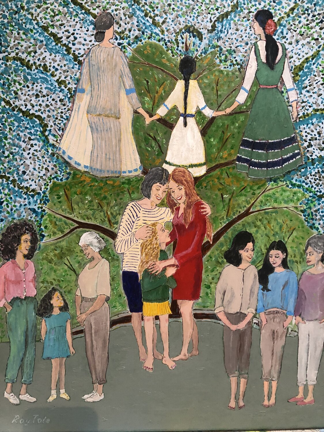 Circle of Life Roy Tate Original painting for sale