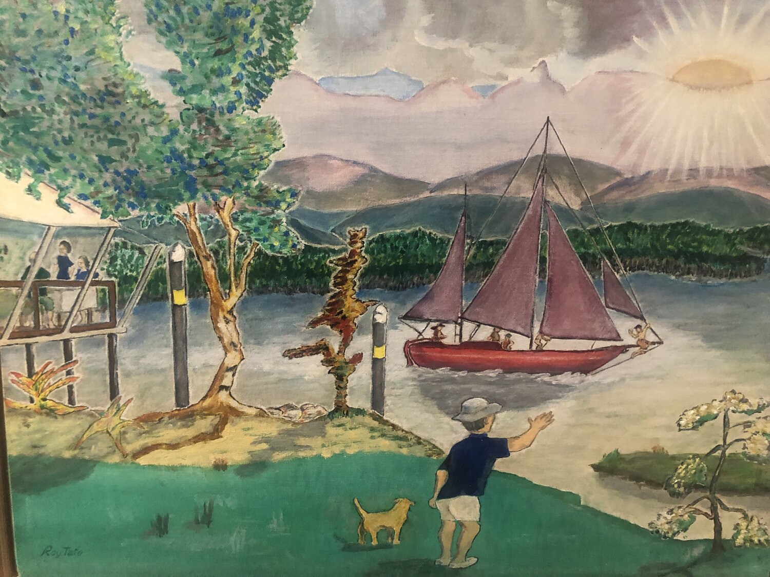 Goodbye Port Douglas Roy Tate Original painting for sale