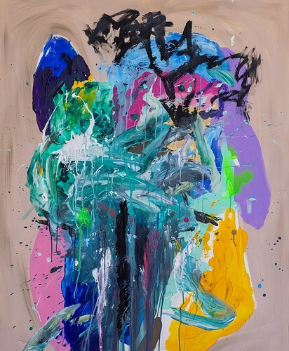HILDEGARDA REVELA by Pink Morro, Painting for Sale on Select
