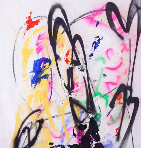 LUNA MAGNÉTICA by Pink Morro, Painting for Sale on Select