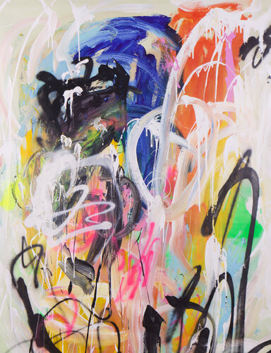 JAGUAR RUGE by Pink Morro, Painting for Sale on Select