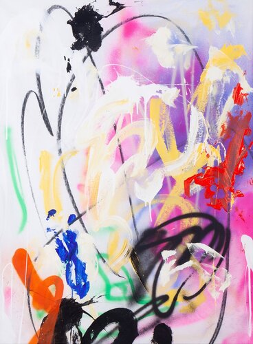 CARME TENSIÓN by Pink Morro, Painting for Sale on Select