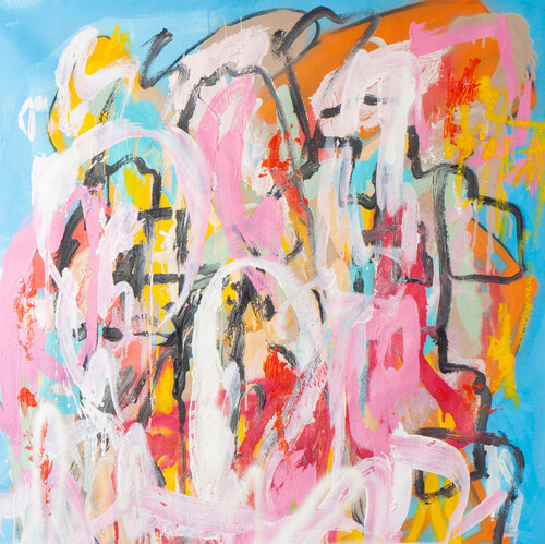 ANTÁRTIDA EN PRIMAVERA by Pink Morro, Painting for Sale on Select
