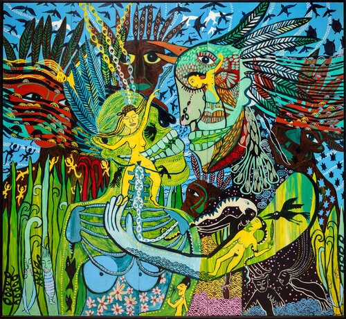 Initiation-Invitation to Abundance by Julia Brömsel, Painting for Sale on Select