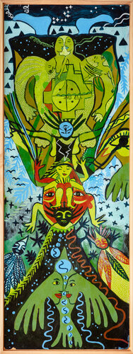 Apuchin-Spirit of the Mountain by Julia Brömsel, Painting for Sale on Select