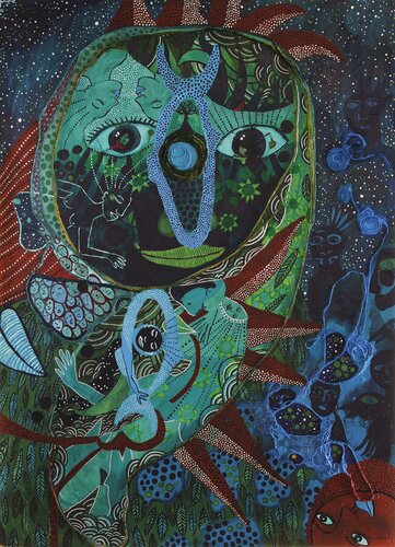 Am Anfang war der Traum by Julia Brömsel, Painting for Sale on Select