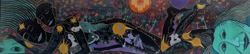 Munay Quoto - love between earth an sky by Julia Brömsel, Painting for Sale on Select