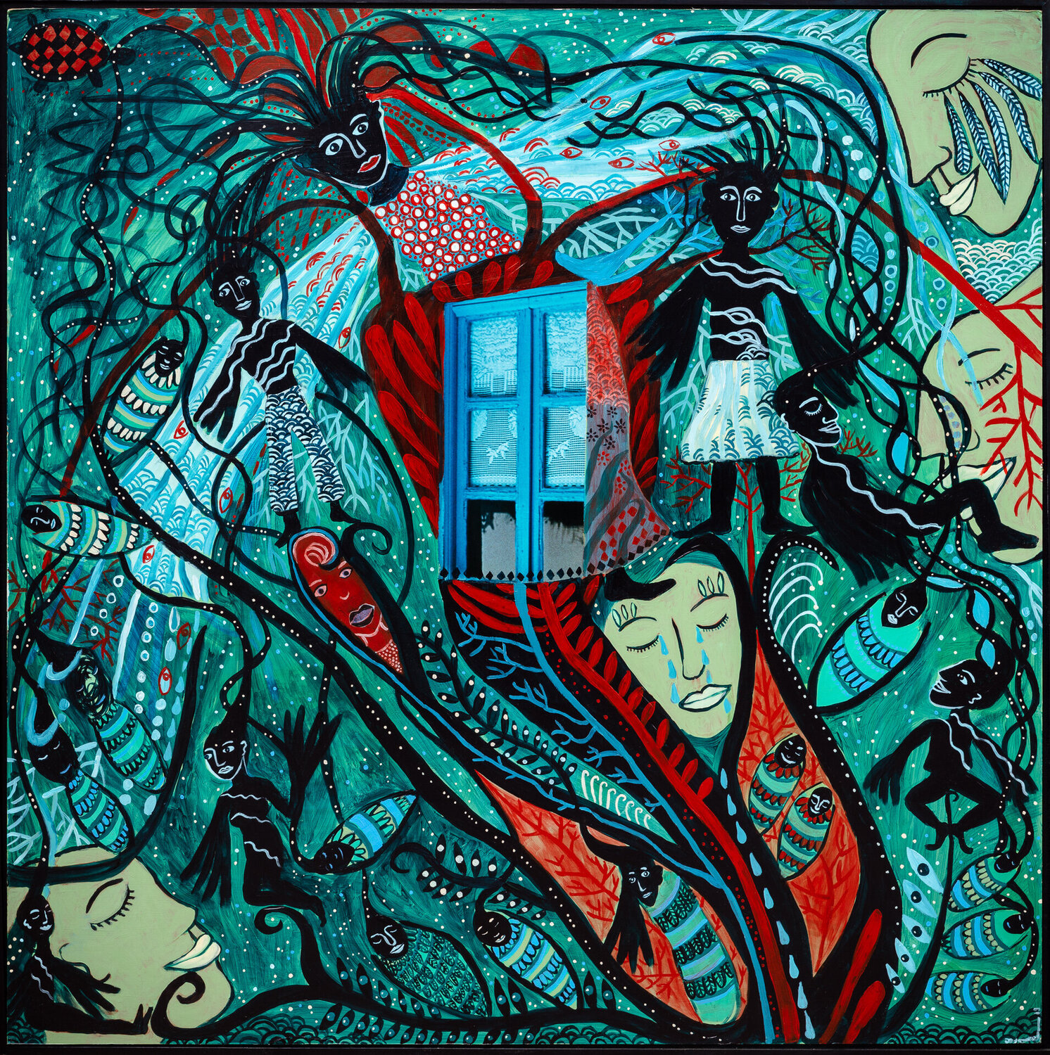 Heartwork- Abres las puertas Julia Brömsel Original painting for sale