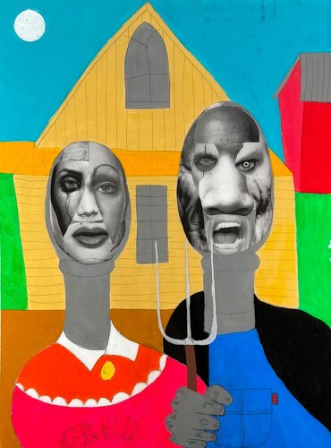 American Goth-ICK by steven kolenik, Painting for Sale on Select