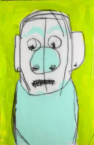 Ted Don't Talk by steven kolenik, Painting for Sale on Select