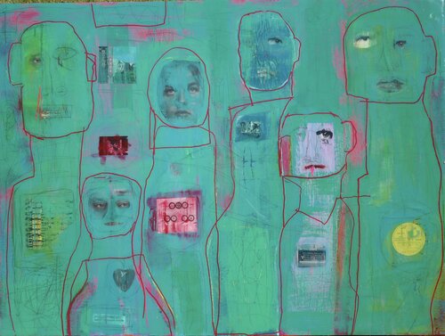 Atom Heart Father by steven kolenik, Painting for Sale on Select