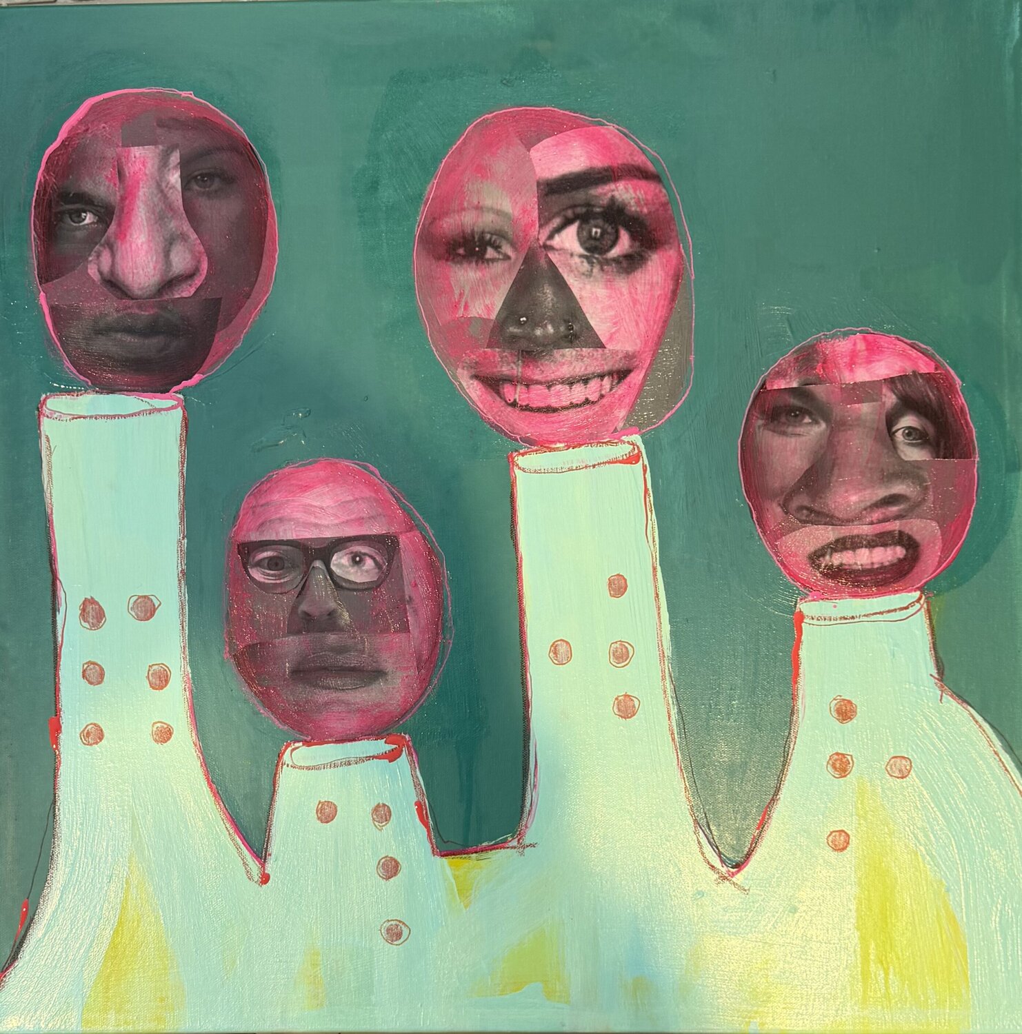 The Odd Couple(s) steven kolenik Original painting for sale