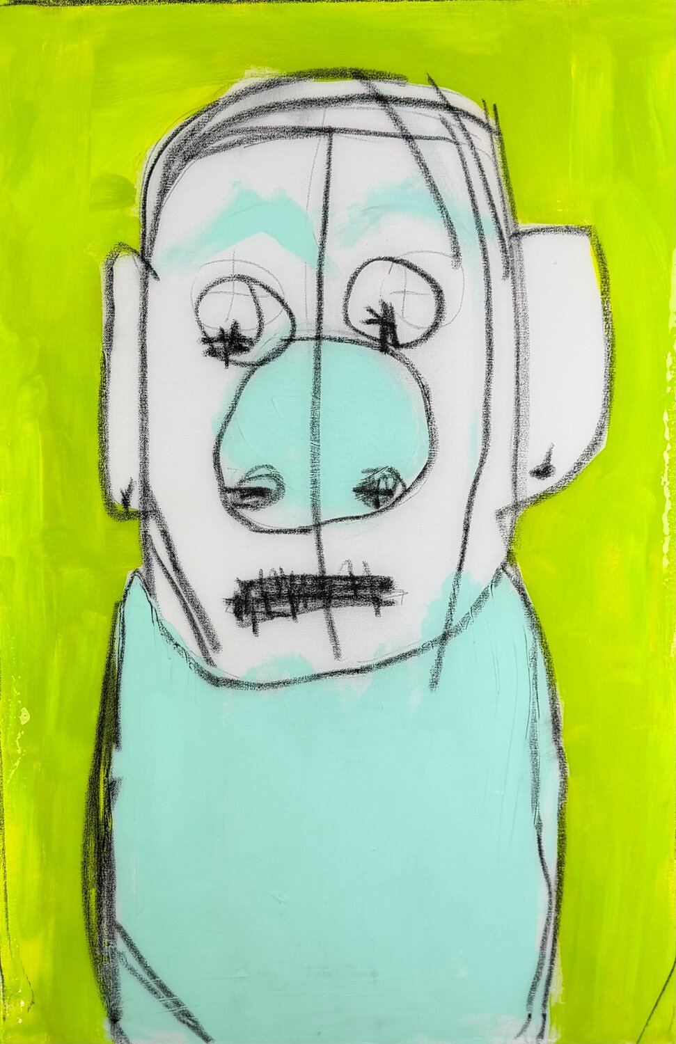 Ted Don't Talk steven kolenik Original painting for sale