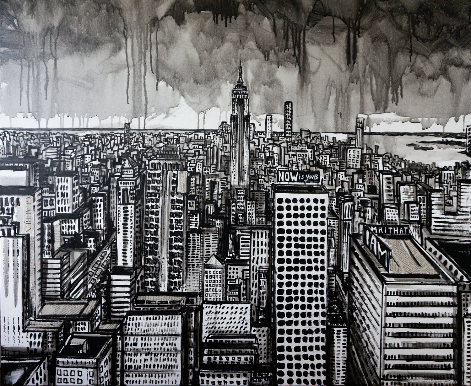 New York Bianca Fels Original painting for sale