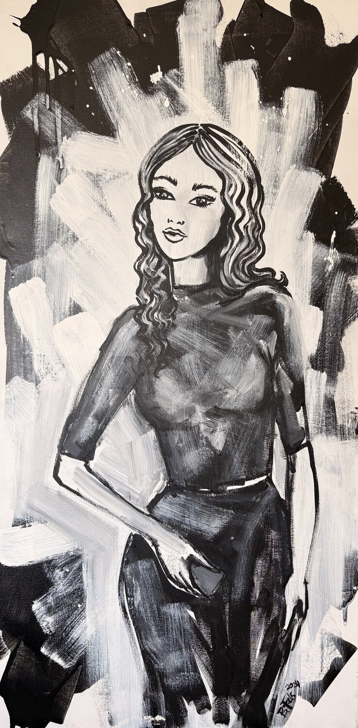 Wonder Woman Bianca Fels Original painting for sale