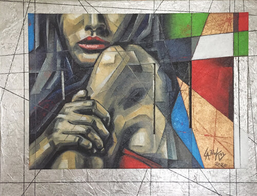 TURN INTO THE LIGHT by Gabriella Prokai, Painting for Sale on Select