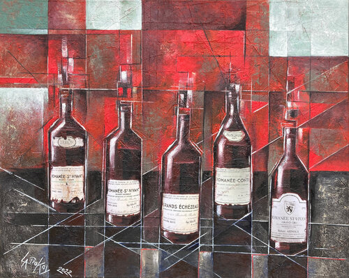 OPTIMUS VINIS by Gabriella Prokai, Painting for Sale on Select