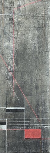 THE ECHO OF GEOMETRY 6 by Gabriella Prokai, Painting for Sale on Select